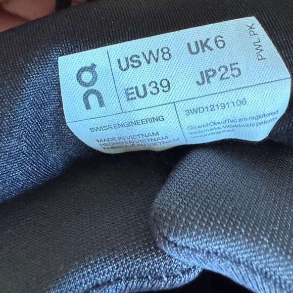 ON Cloudnova Void Black Sneakers In Sz. 8 - Picture 9 of 9